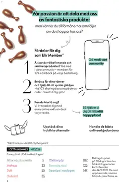 Doft, Passa på att bläddra i katalogen! - Förhandsvisning av reklamblad från butik Oriflame aktuell från 31.12.2025 | Sida: 2 | Produkter: Doft