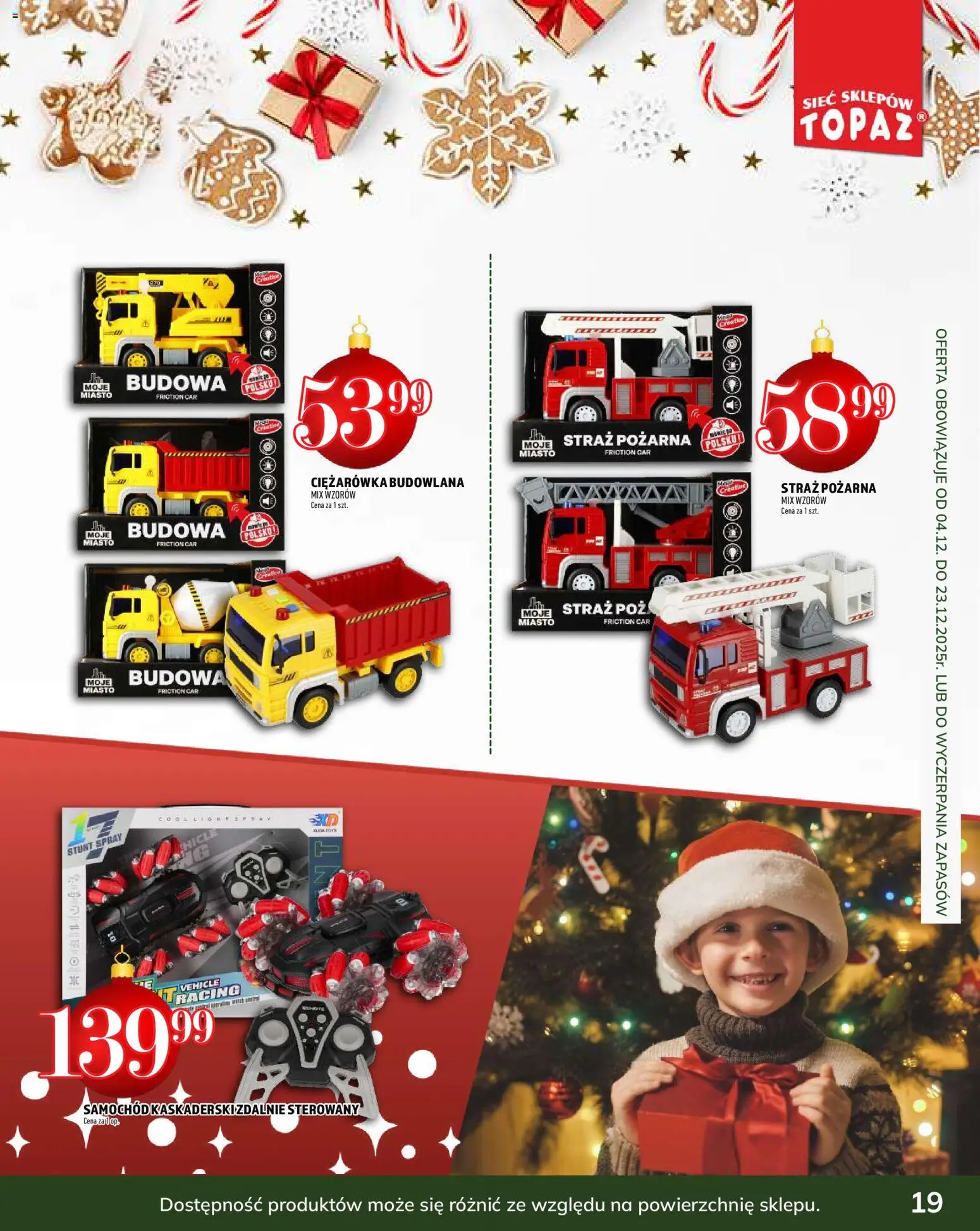 Topaz Gazetka - Podaruj dobre chwile od 04.12.2025 | Strona: 19