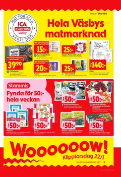 ICA Kvantum - Upplands Väsby - Förhandsvisning av reklamblad från butik ICA Kvantum aktuell från 19.01.2026