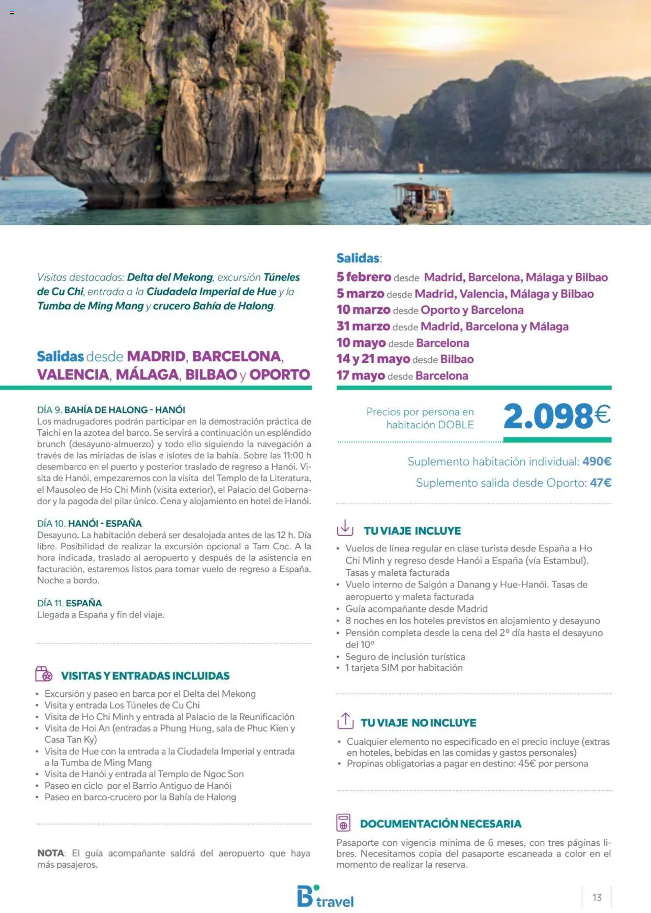 B the travel brand Viajeros Expertos 2025 │ válido desde el 30.09.2024 | Página: 13 | Productos: Maleta, Navegación