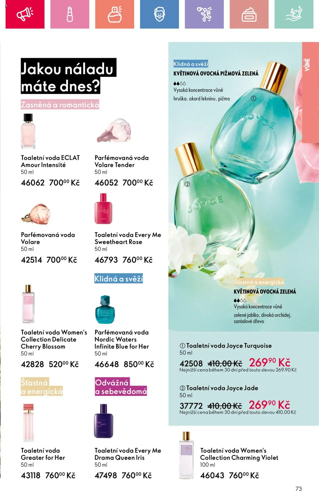 Oriflame katalog č.10/2025 od 06.07.2025 | Strana: 73 | Produkty: Voda, Toaletní voda