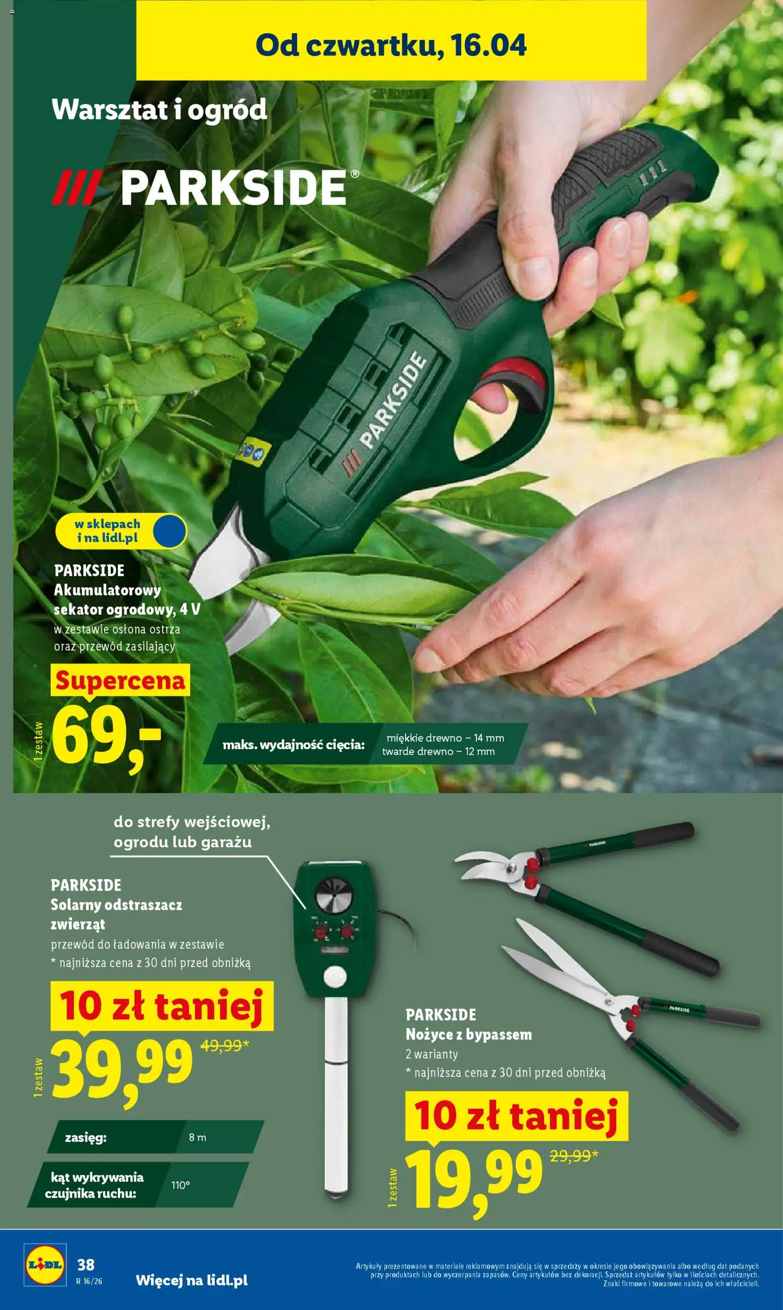 Lidl Polsko katalog od 13.04.2026 | Strana: 44 | Produkty: Parkside