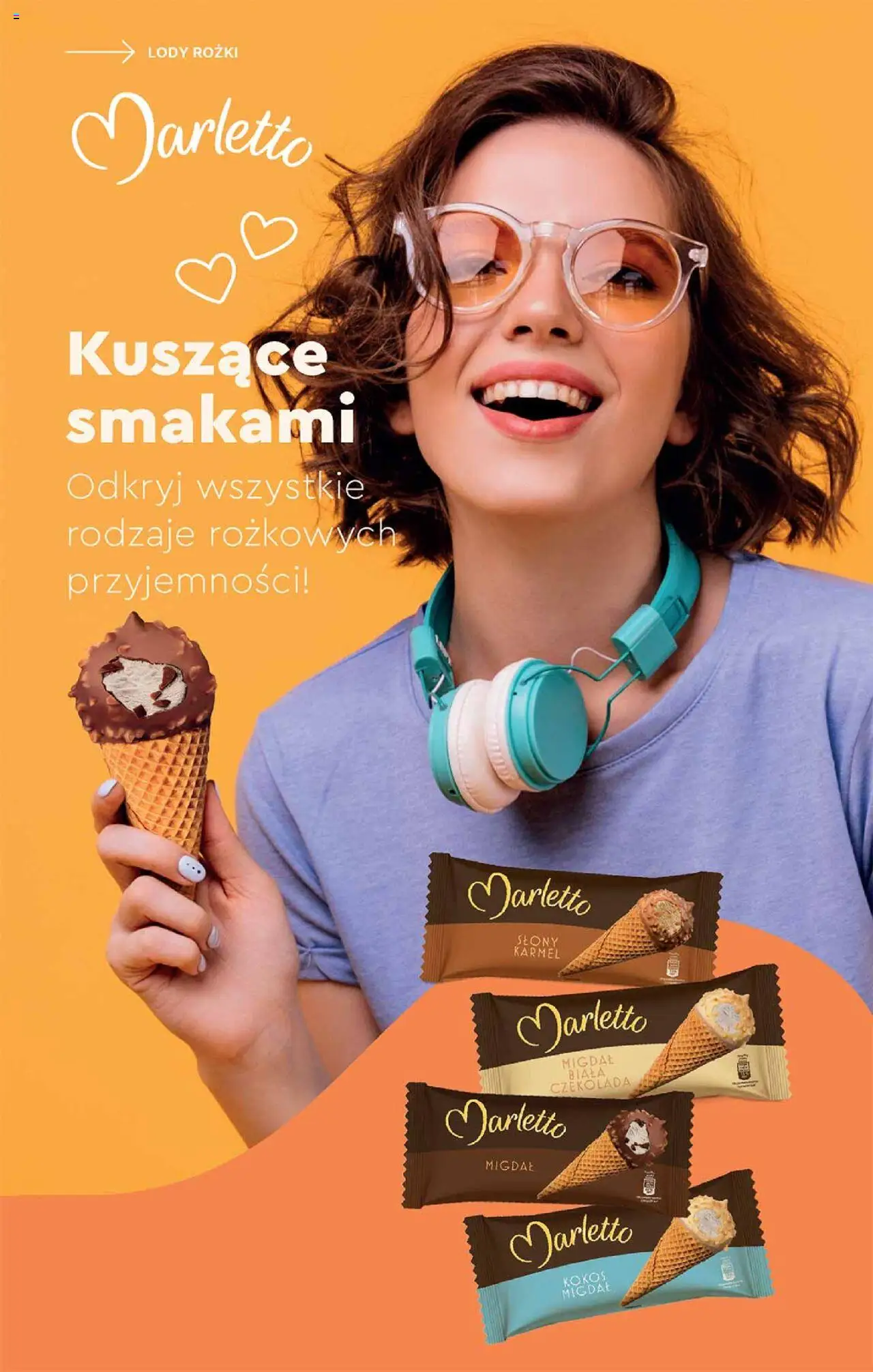 Biedronka gazetka - Marlettolodowa budka biedronki od 14.06.2025 | Strona: 16 | Produkty: Lody rożki, Czekolada, Lody