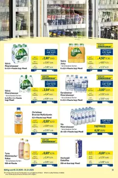 Metro - Wochenangebote Händler ab 01.12.2025 gültig | Seite: 21 | Produkte: Mineralwasser, Volvic, Gerolsteiner