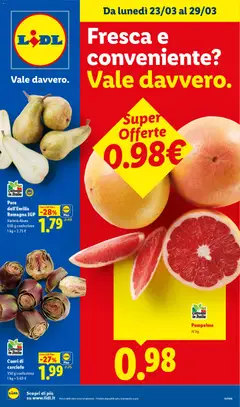 Anteprima del volantino Lidl volantino Fresca e conveniente valido a partire dal 23.03.2026
