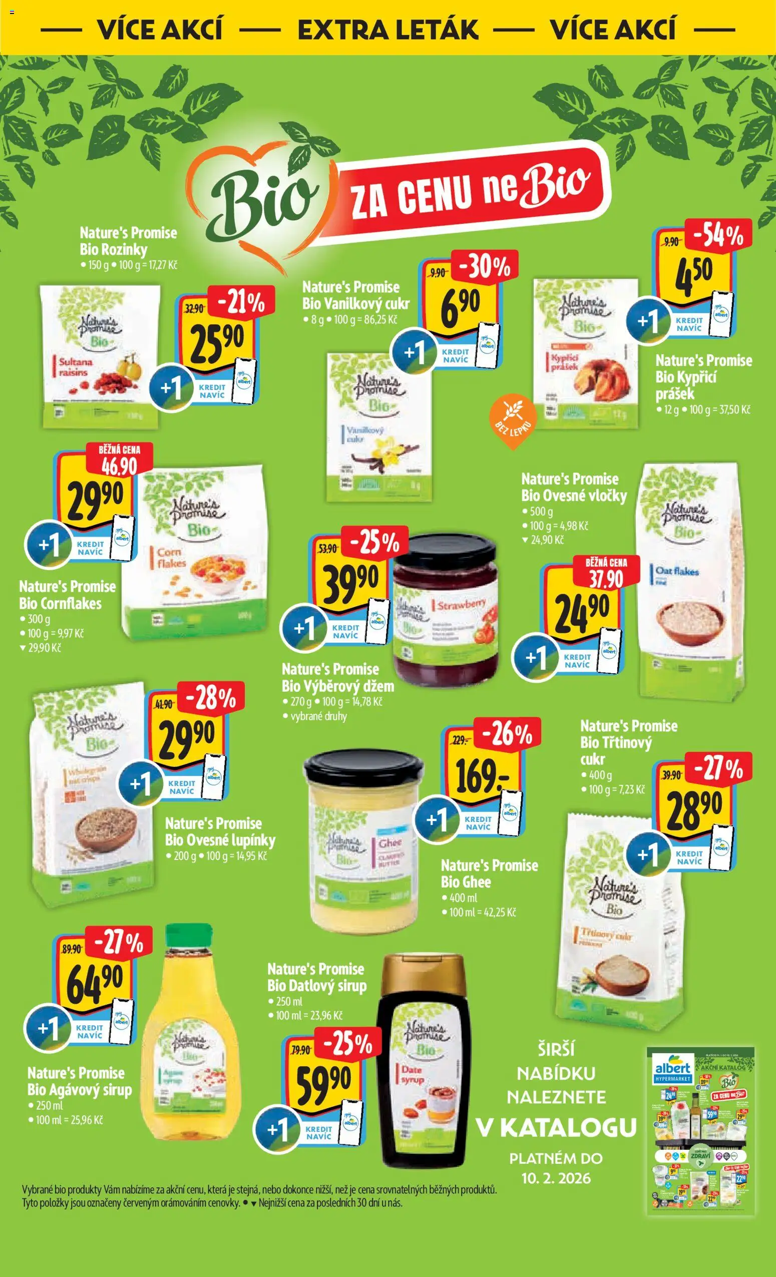 Albert leták - Hypermarket od 21.01.2026 | Strana: 46 | Produkty: Rozinky, Vločky, Sirup, Ovesné vločky
