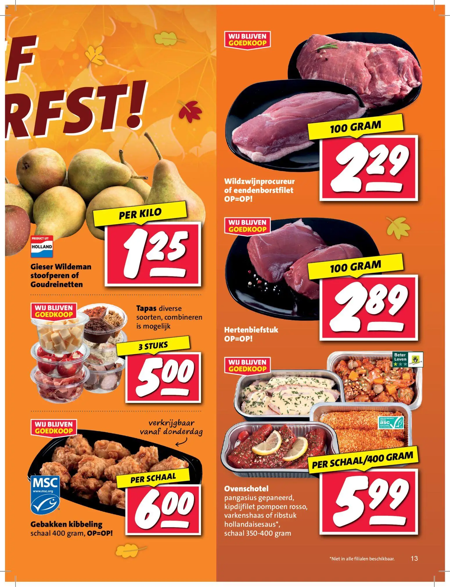 {H1} | Pagina: 13 | Producten: Pompoen, Schaal