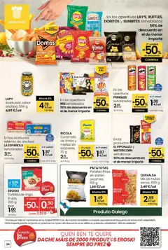 Vista previa Eroski - Quién bien te quiere te hará ahorrar válido desde el 15.01.2026 | Página: 24 | Productos: Frutos secos, Horno, Anchoa, Caja