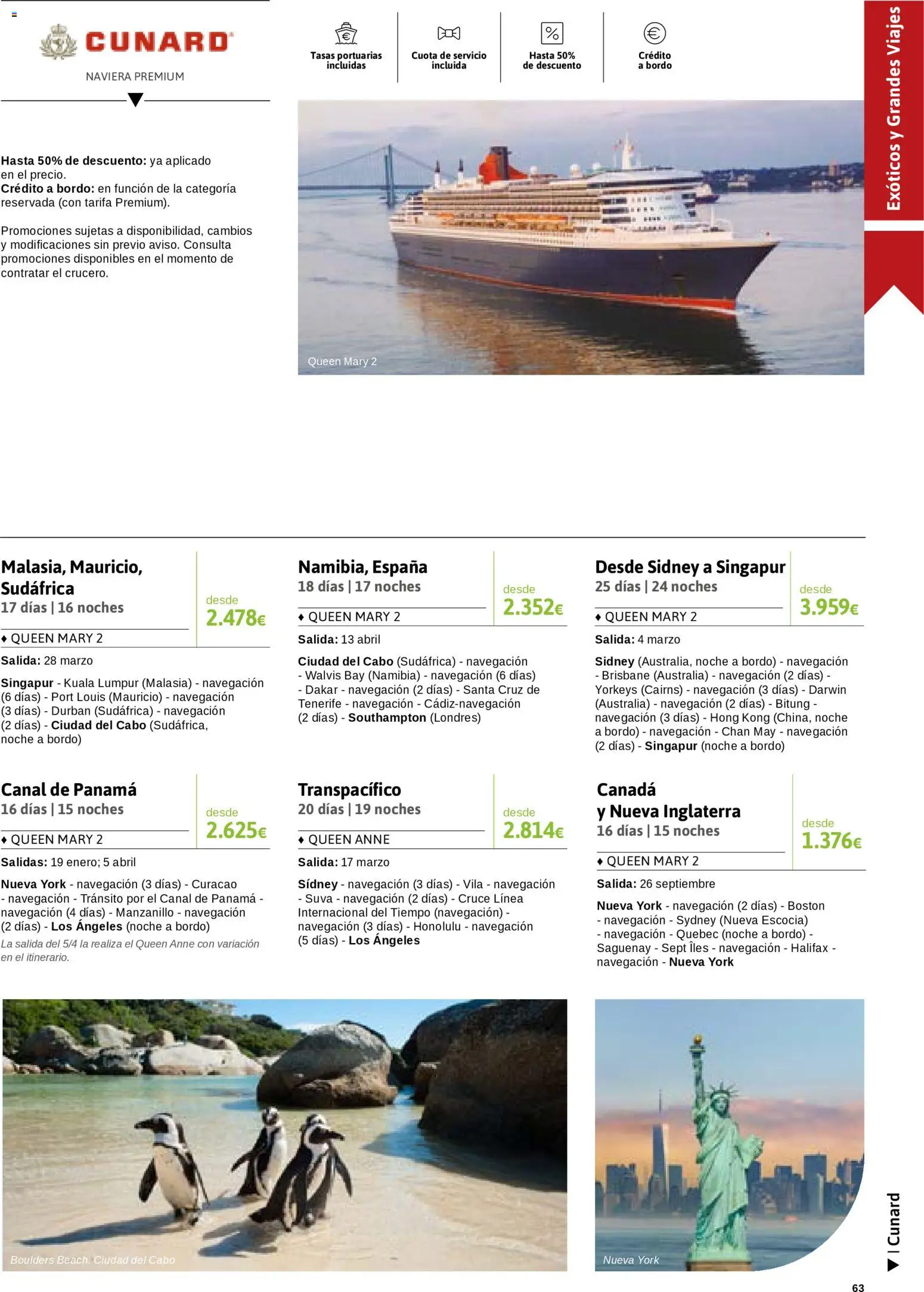 Viajes El Corte Inglés Semana del Crucero │ válido desde el 07.01.2026 | Página: 64 | Productos: Navegación