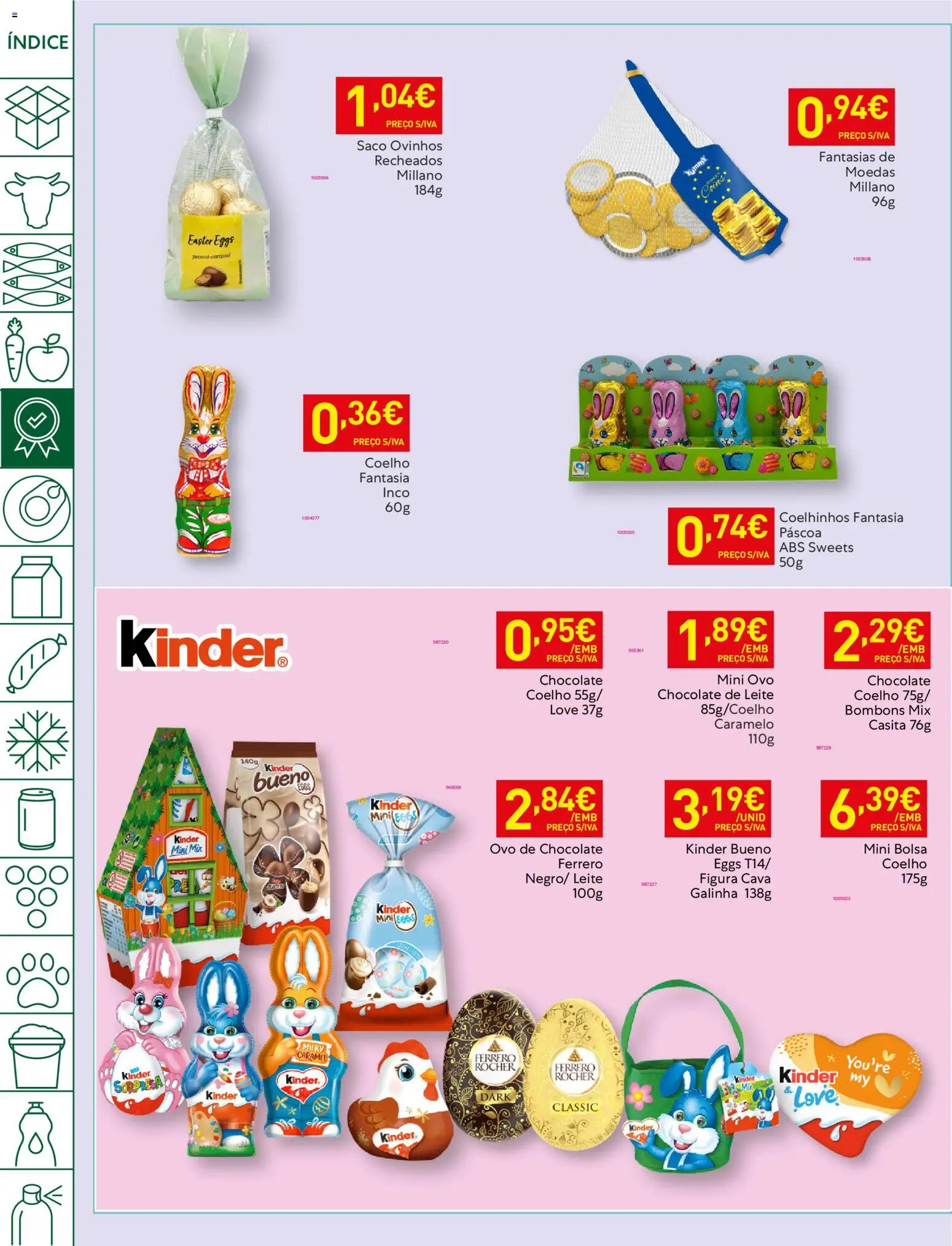 Recheio folheto │ válido de 17.03.2026 | Página: 22 | Produtos: Bolsa, Pó, Leite, Chocolate