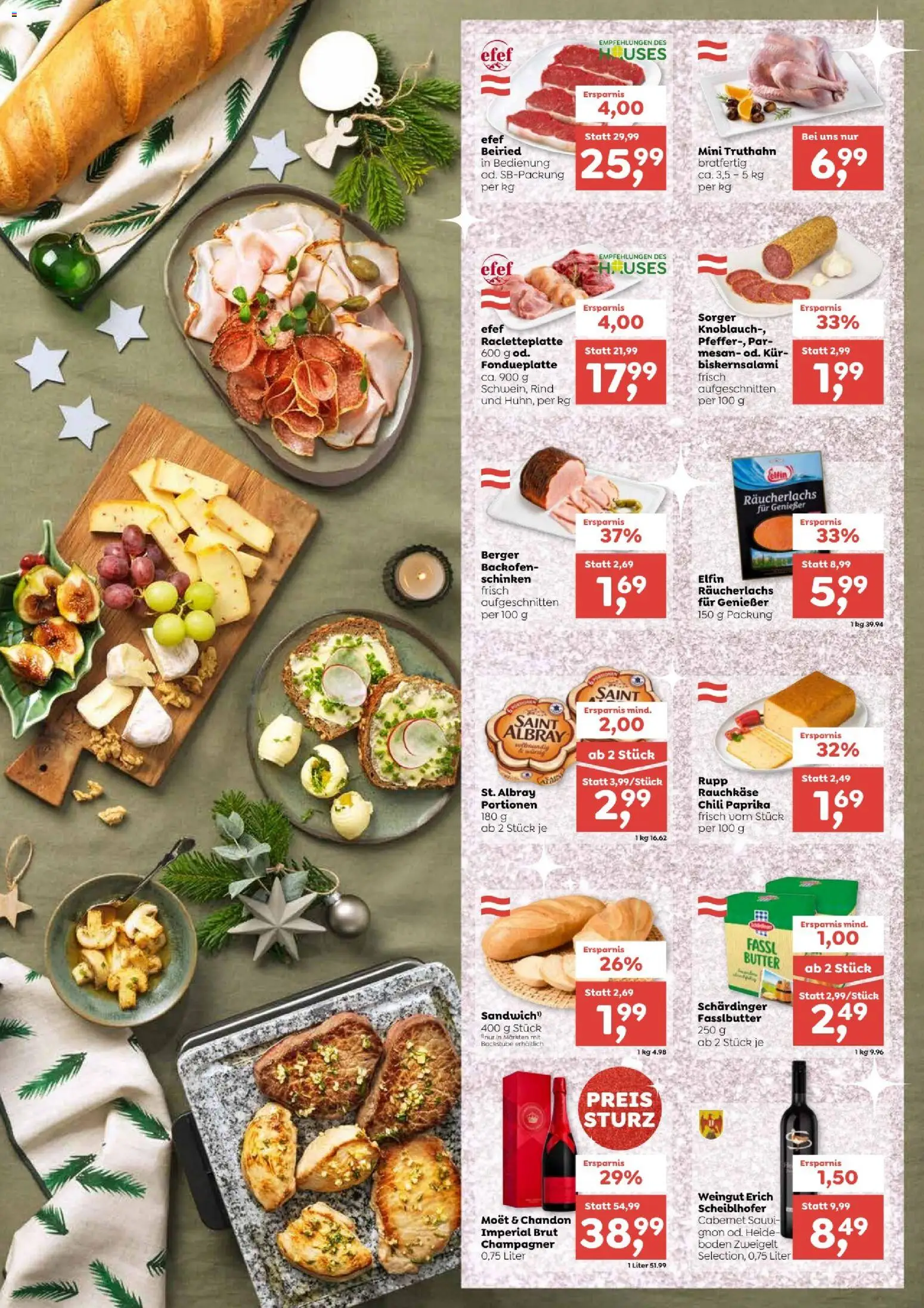 ADEG Flugblatt gültig ab 18.12.2025 | Seite: 3 | Produkte: Knoblauch, Chili, Butter, Schinken