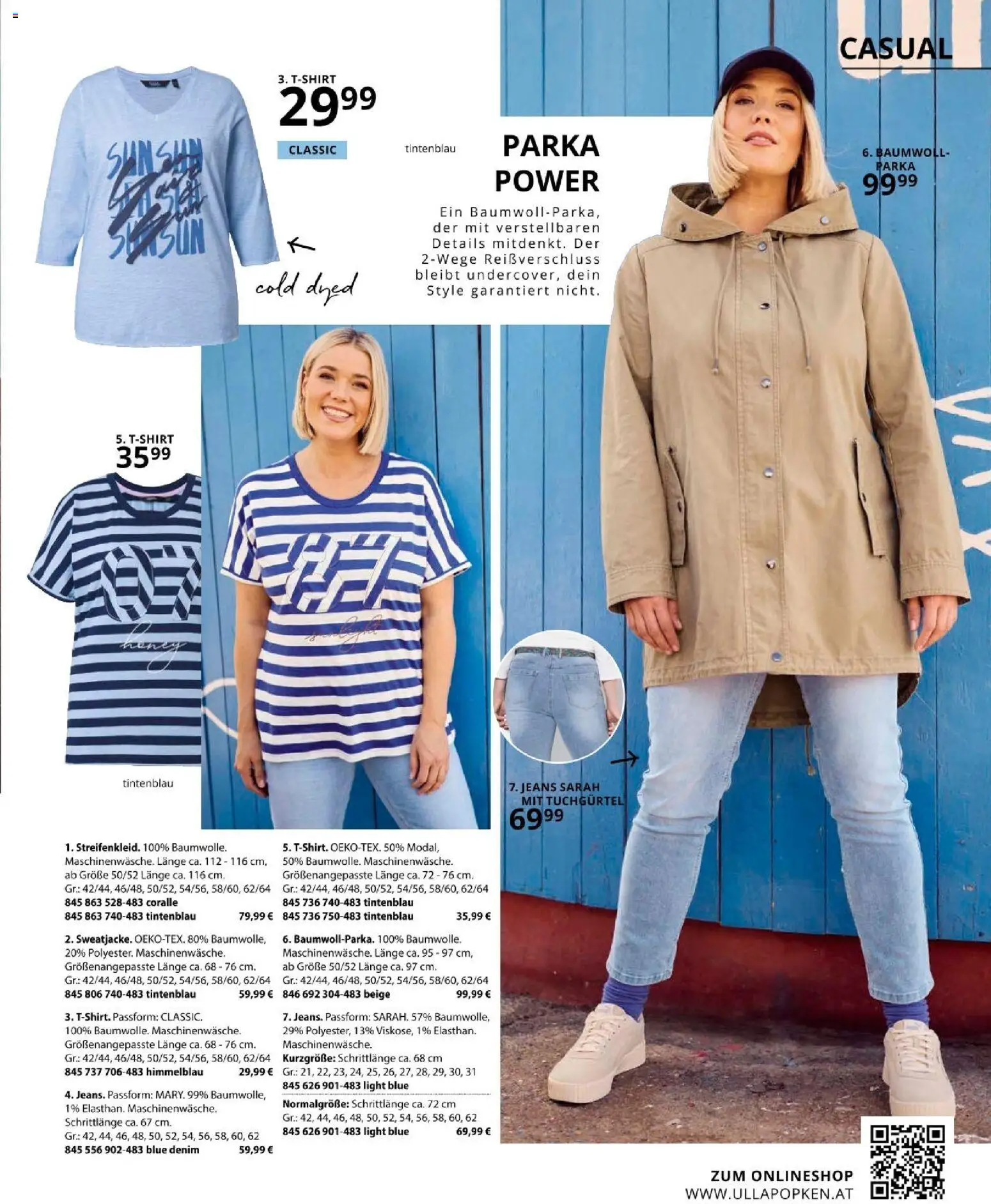 Ulla Popken akciós ujság - amely érvényes a következő dátumtól: 01.03.2026 | Oldal: 53 | Termékek: Parka