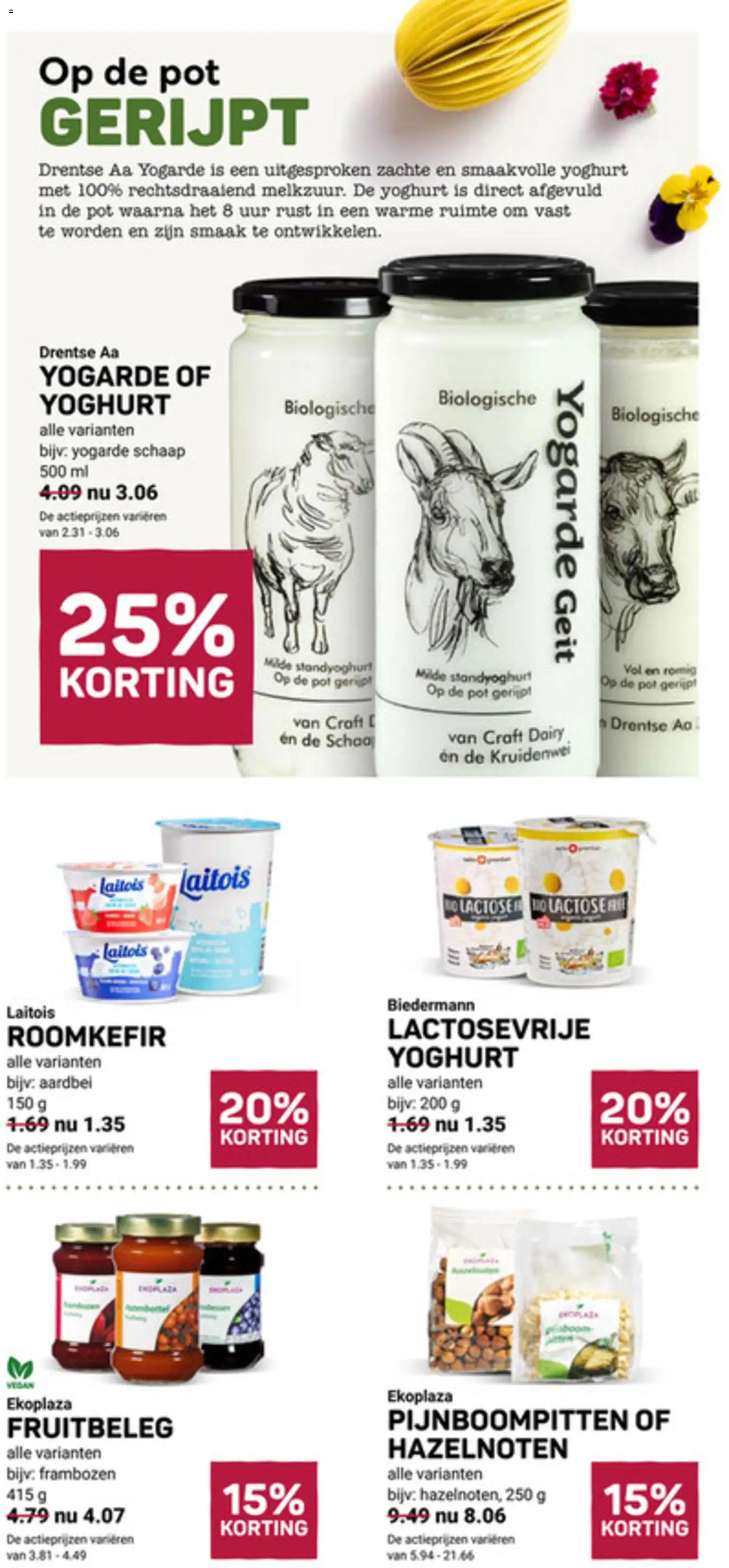 {H1} | Pagina: 3 | Producten: Yoghurt, Pot, Aardbei, Frambozen