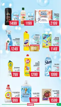 COOP - Mini & Abc & Szuper / Mecsek - amely érvényes a következő dátumtól: 22.01.2026 | Oldal: 7 | Termékek: Coccolino, Jar mosogatószer, Purina one, Aloe vera