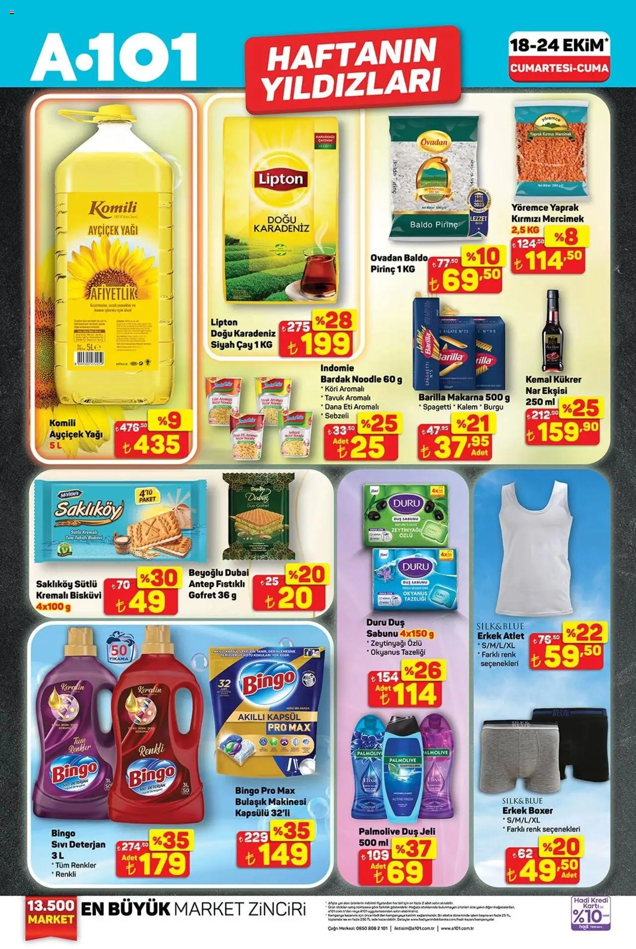 A101 Katalog - 18.10.2025 tarihinden itibaren geçerlidir | Sayfa: 2 | Ürünler: Duş, Gofret, Makarna, Bulaşık makinesi