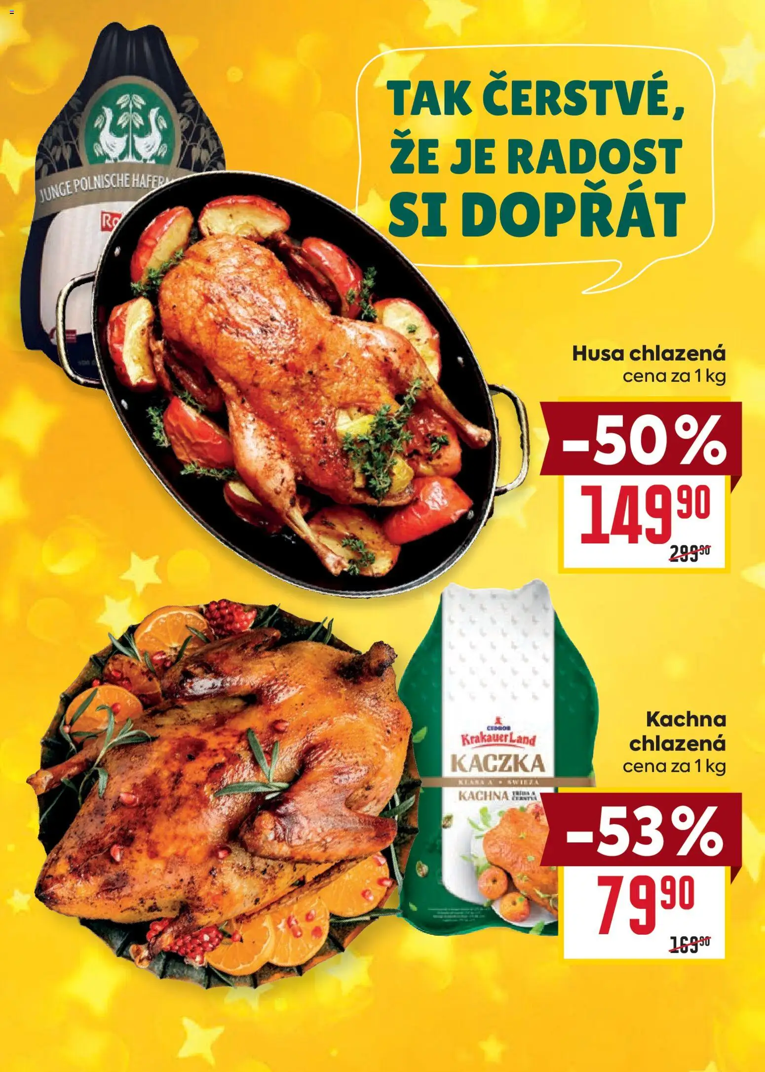 Billa Velký leták od 12.11.2025 | Strana: 5 | Produkty: Husa chlazená, Kachna, Husa