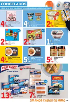 Pré-visualização E.Leclerc folheto válido de 23.10.2025 | Página: 11 | Produtos: Cabo, Bacalhau, Pescada, Leite