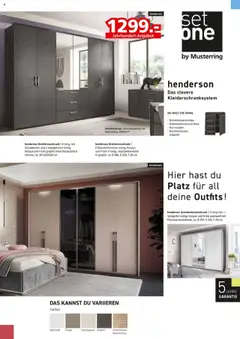 Segmüller Setone Herbst  – gültig ab 03.09.2025 | Seite: 6 | Produkte: Schwebetürenschrank, Drehtürenschrank