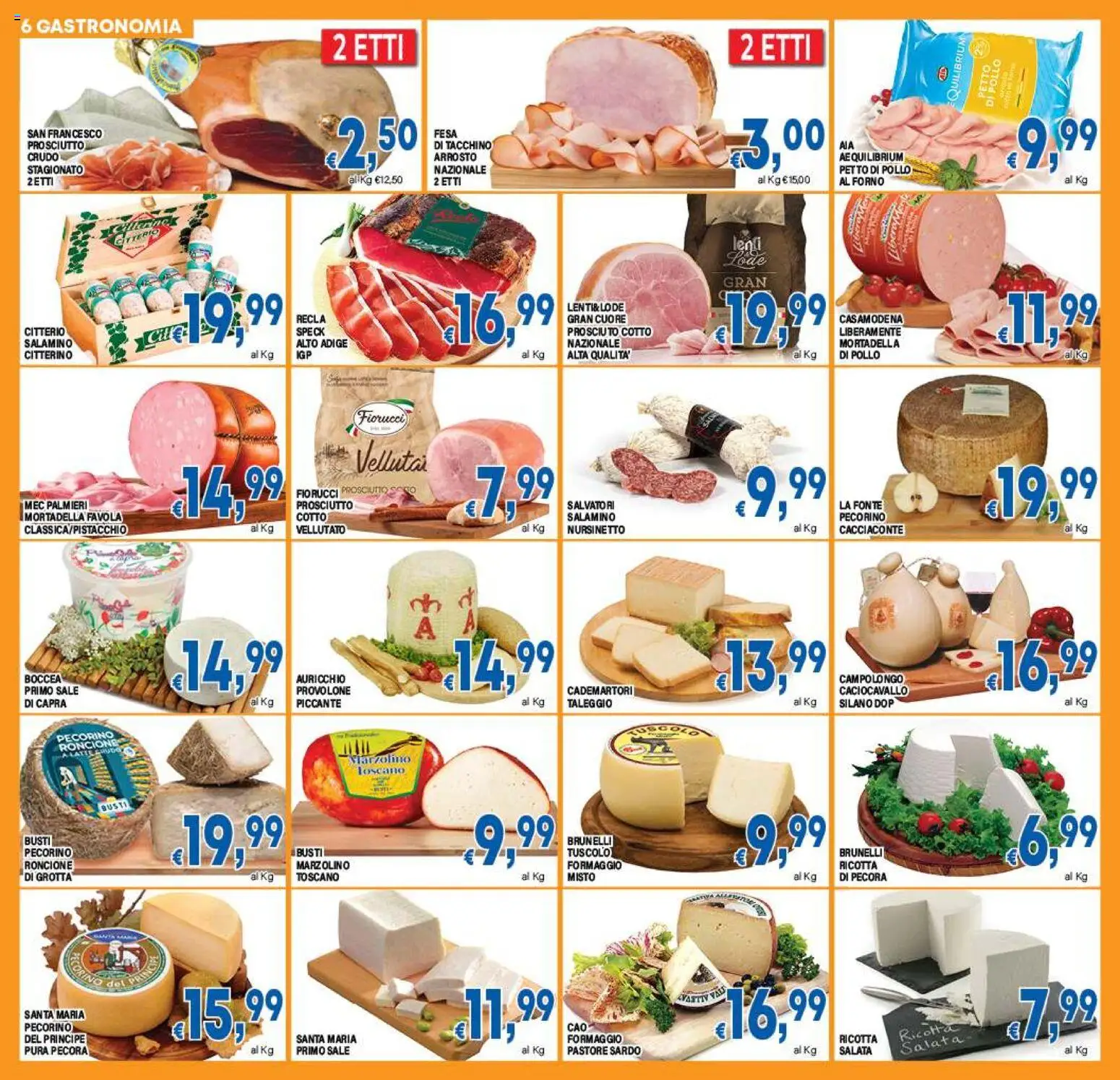 Volantino DEM del 29.10.2025 | Pagina: 6 | Prodotti: Tacchino, Mortadella, Forno, Pecorino