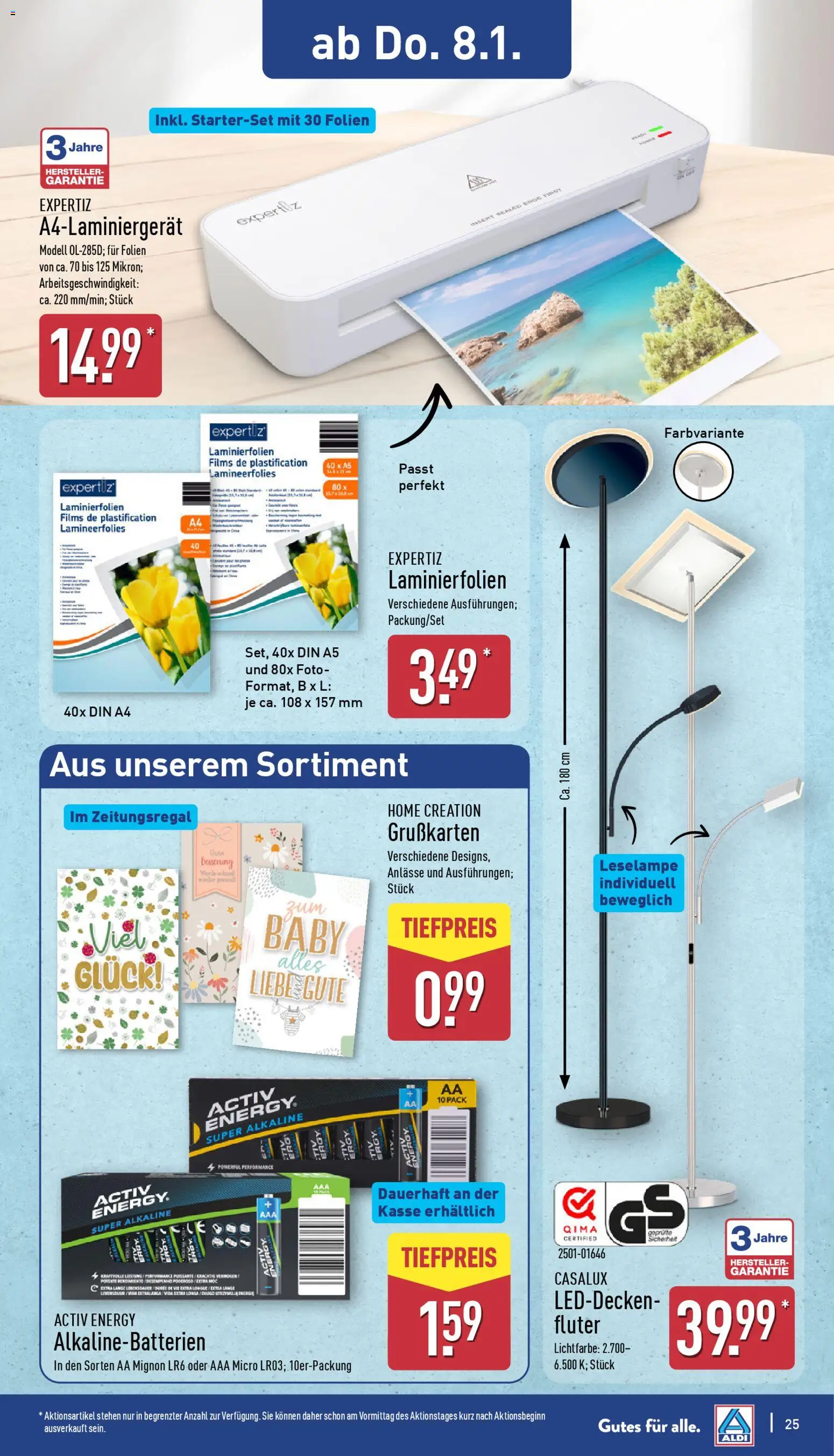 Aldi Prospekt 	 – gültig ab 05.01.2026 | Seite: 25 | Produkte: Energy, Home creation