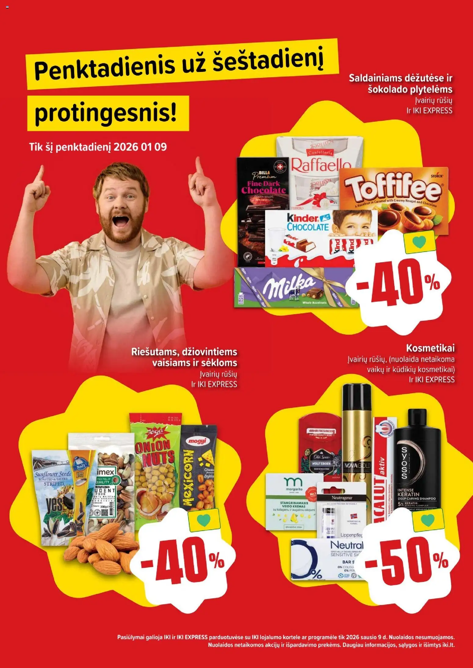 IKI akcijos nuo 01.05.2026 | Puslapis: 2 | Prekių: Kremas