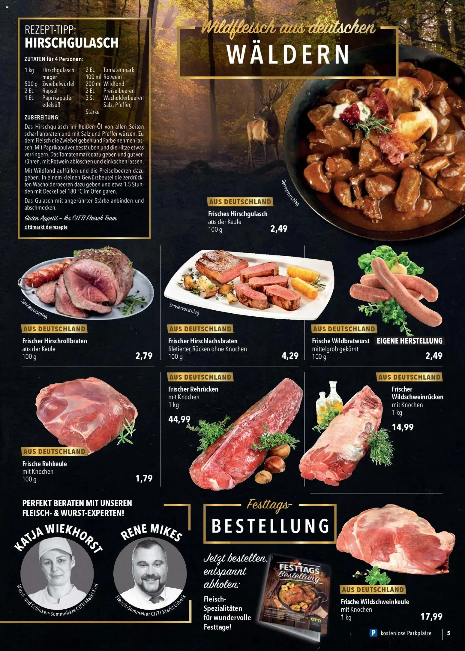 CITTI Markt Prospekt 	 – gültig ab 03.12.2025 | Seite: 5 | Produkte: Ofen, Salz, Gulasch, Wurst