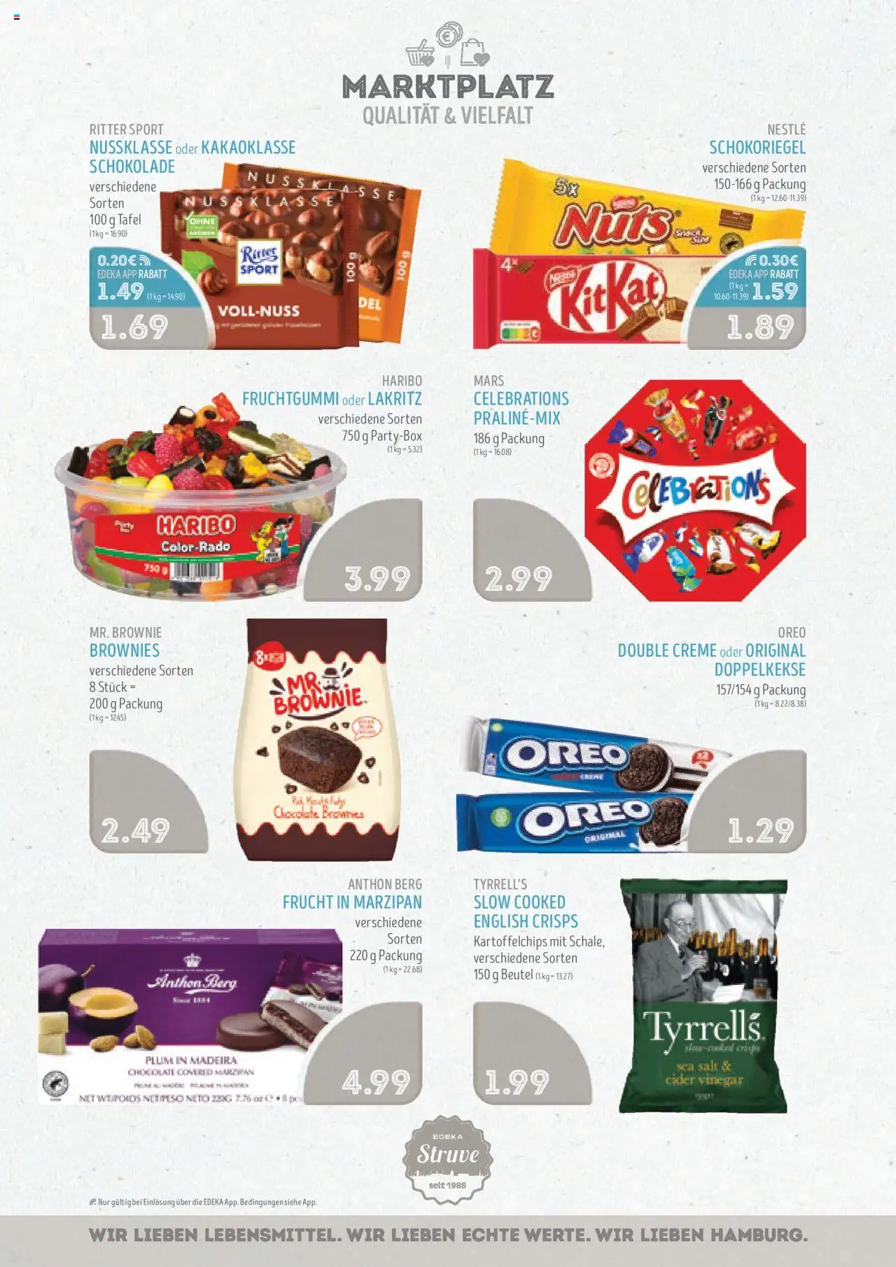 Edeka Struve Prospekt 	 – gültig ab 06.10.2025 | Seite: 12 | Produkte: Haribo, Schokolade, Ritter sport, PC