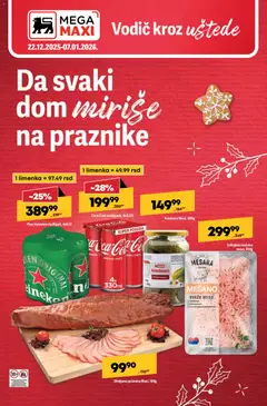 Mega Maxi katalog - pregled Mega Maxi kataloga - važi od 22.12.2025