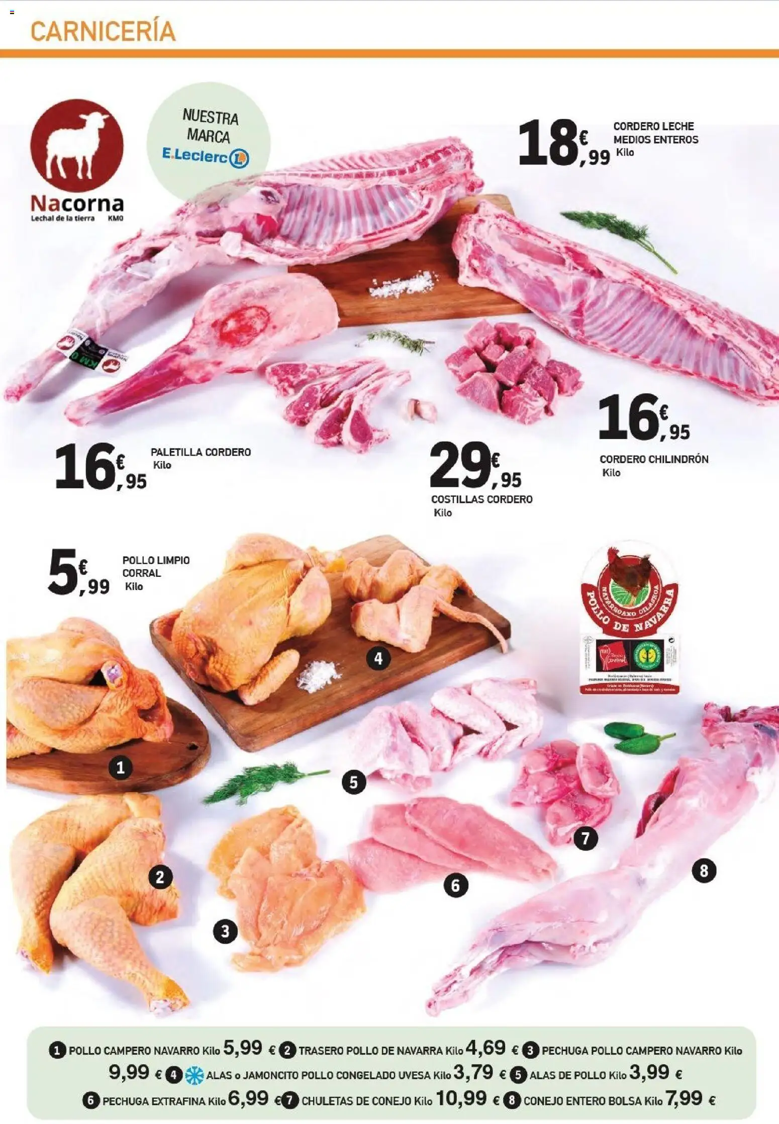 E.Leclerc - Alianz Locales │ válido desde el 25.02.2026 | Página: 8 | Productos: Leche, Bolsa, Φίλτρο καφέ