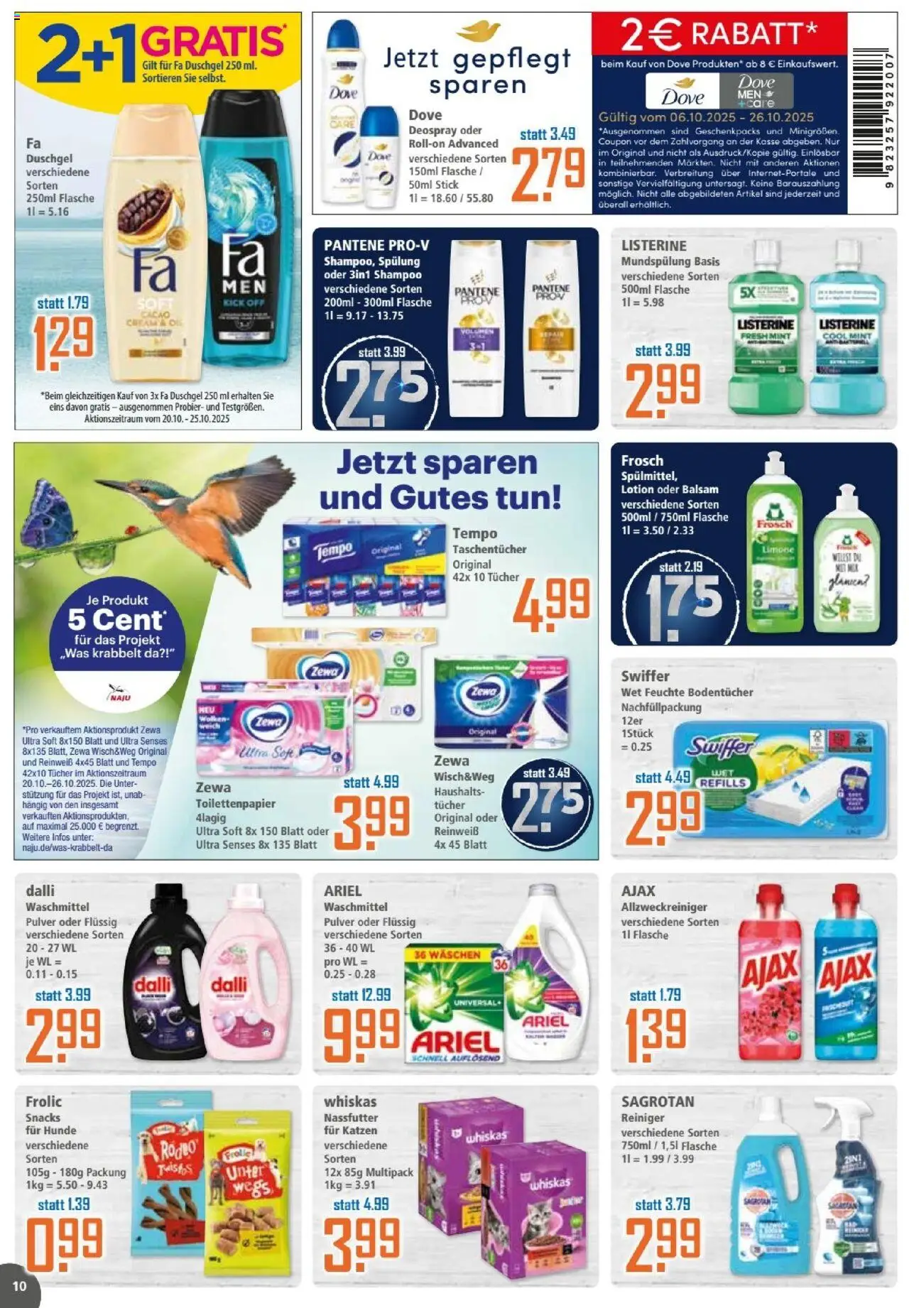 Klaas & Kock Prospekt – gültig ab 20.10.2025 | Seite: 10 | Produkte: Shampoo, Waschmittel, Deospray, Swiffer