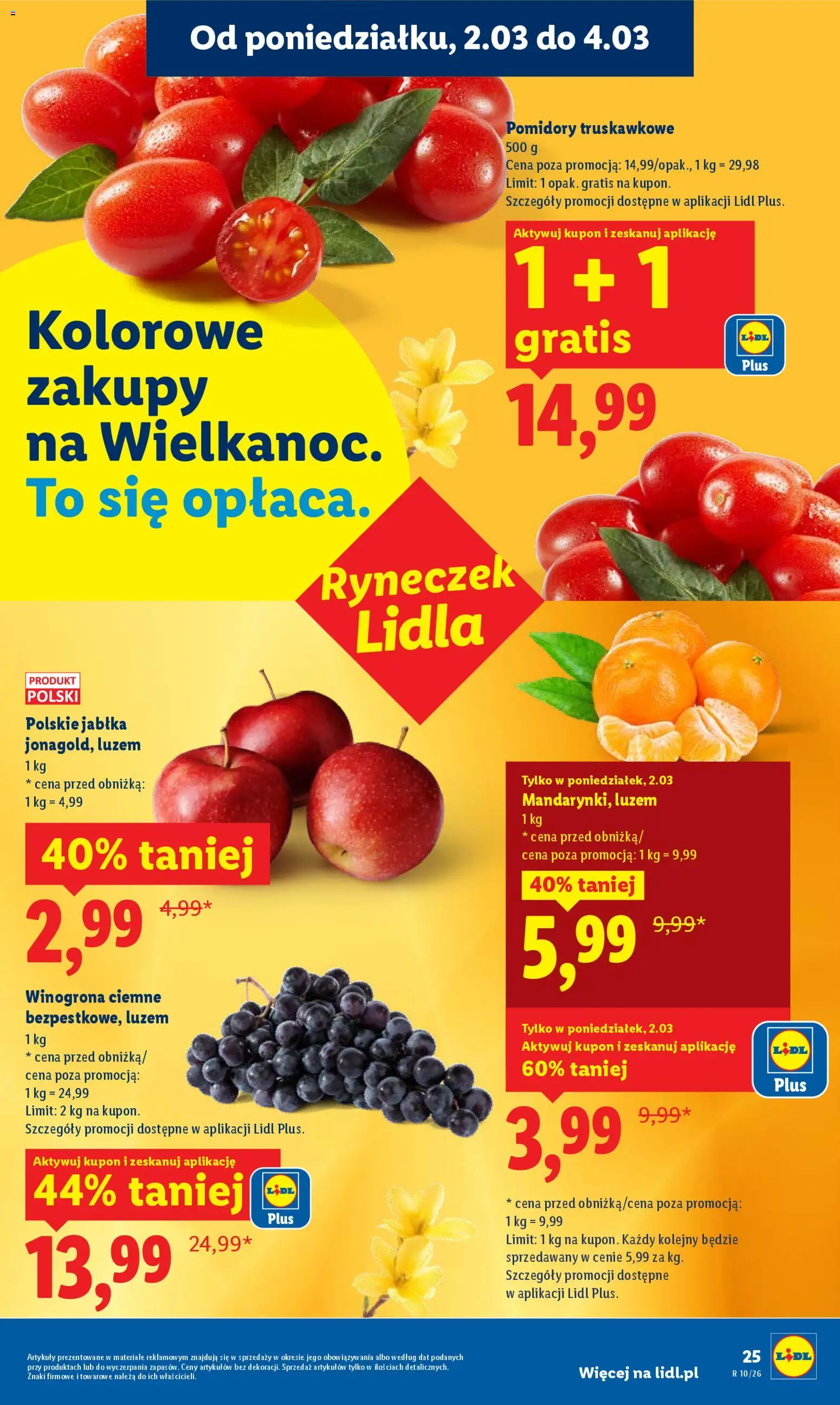 Lidl Polsko leták od 02.03.2026 | Strana: 25 | Produkty: Jablka