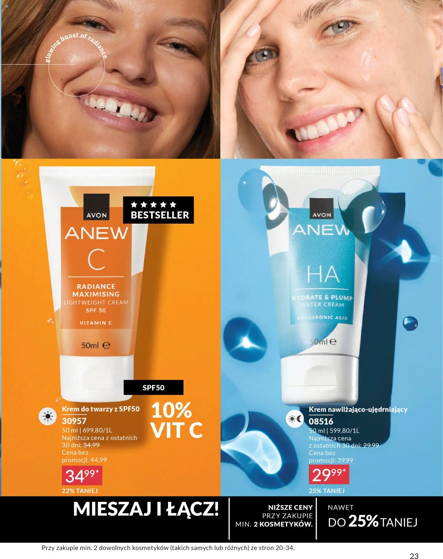 Avon Katalog mini od 16.02.2026 | Strona: 23 | Produkty: Krem, Krem do twarzy