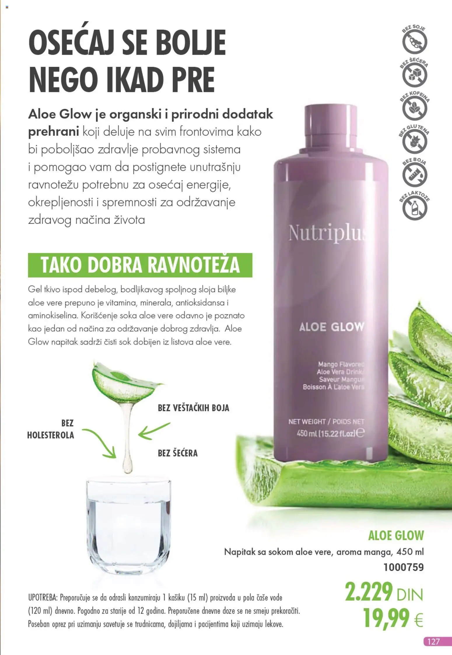 Farmasi katalog - važi od 01.11.2025 | Strana: 127 | Proizvode: Mango, Sok