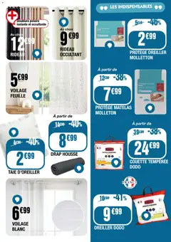 La Foir'Fouille - Prévisualisation de La Foir'Fouille catalogue semaine 1 valide à partir de 31.12.2025 | Page: 3 | Produits: Taie d'oreiller, Oreiller, Couette, Rideau