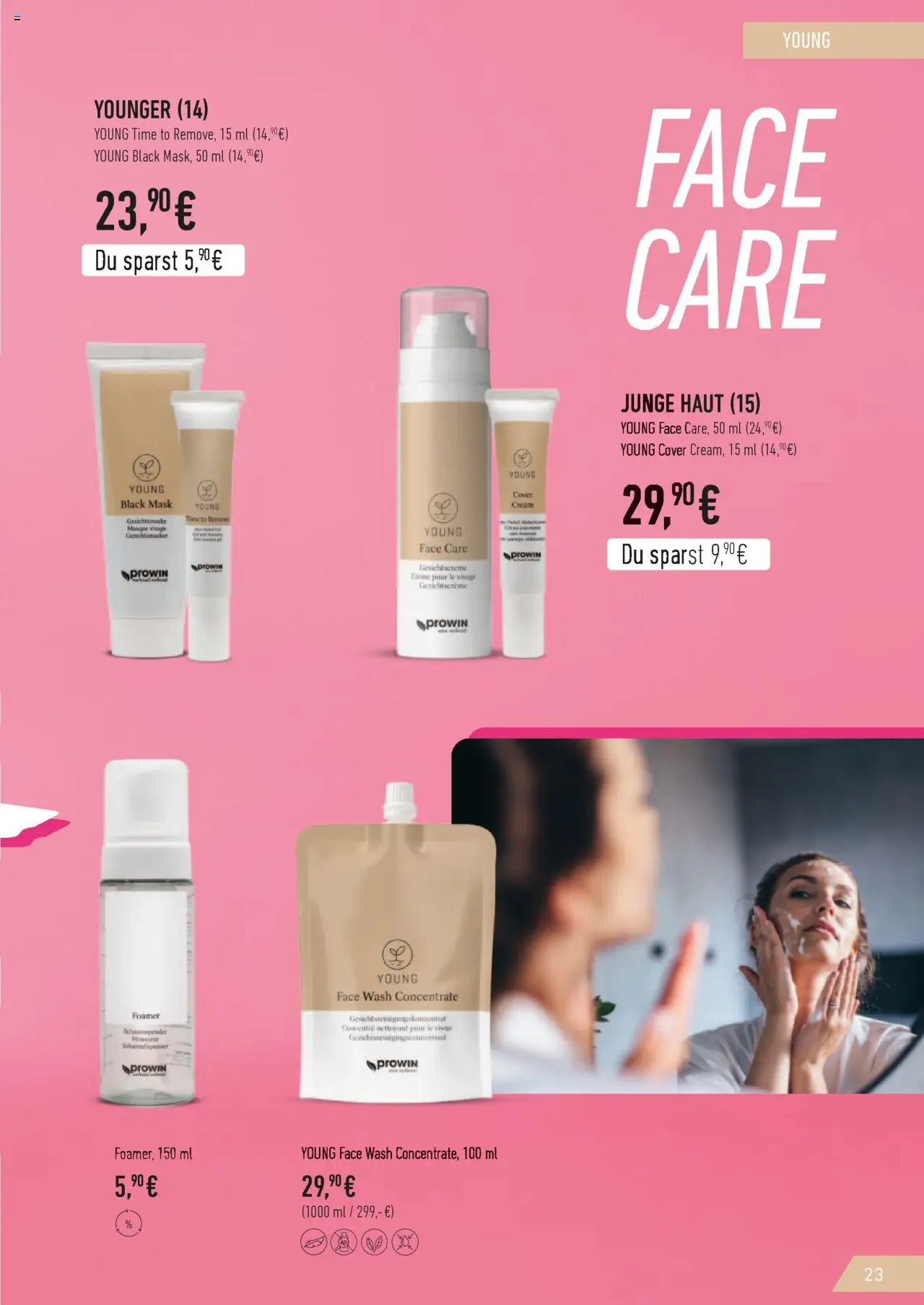 Katalog ProWin New Wellness  – gültig ab 01.10.2025 | Seite: 23 | Produkte: Creme, Gesichtsmaske