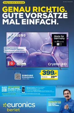 Euronics  Aktueller Prospekt Berlet ab 15.01.2026 gültig