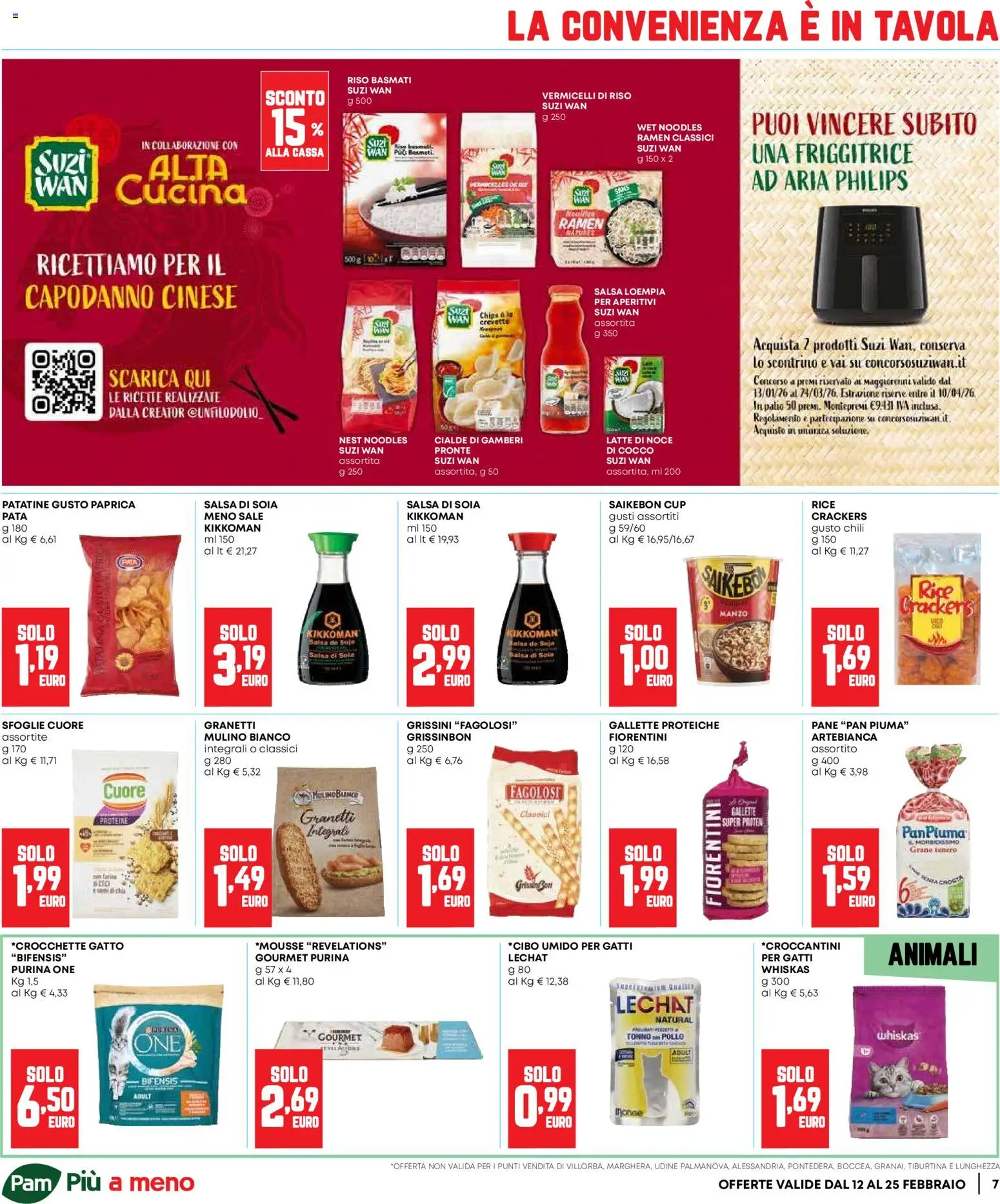 Volantino Panorama del 12.02.2026 | Pagina: 7 | Prodotti: Riso Basmati, Pane, Farina, Gallette