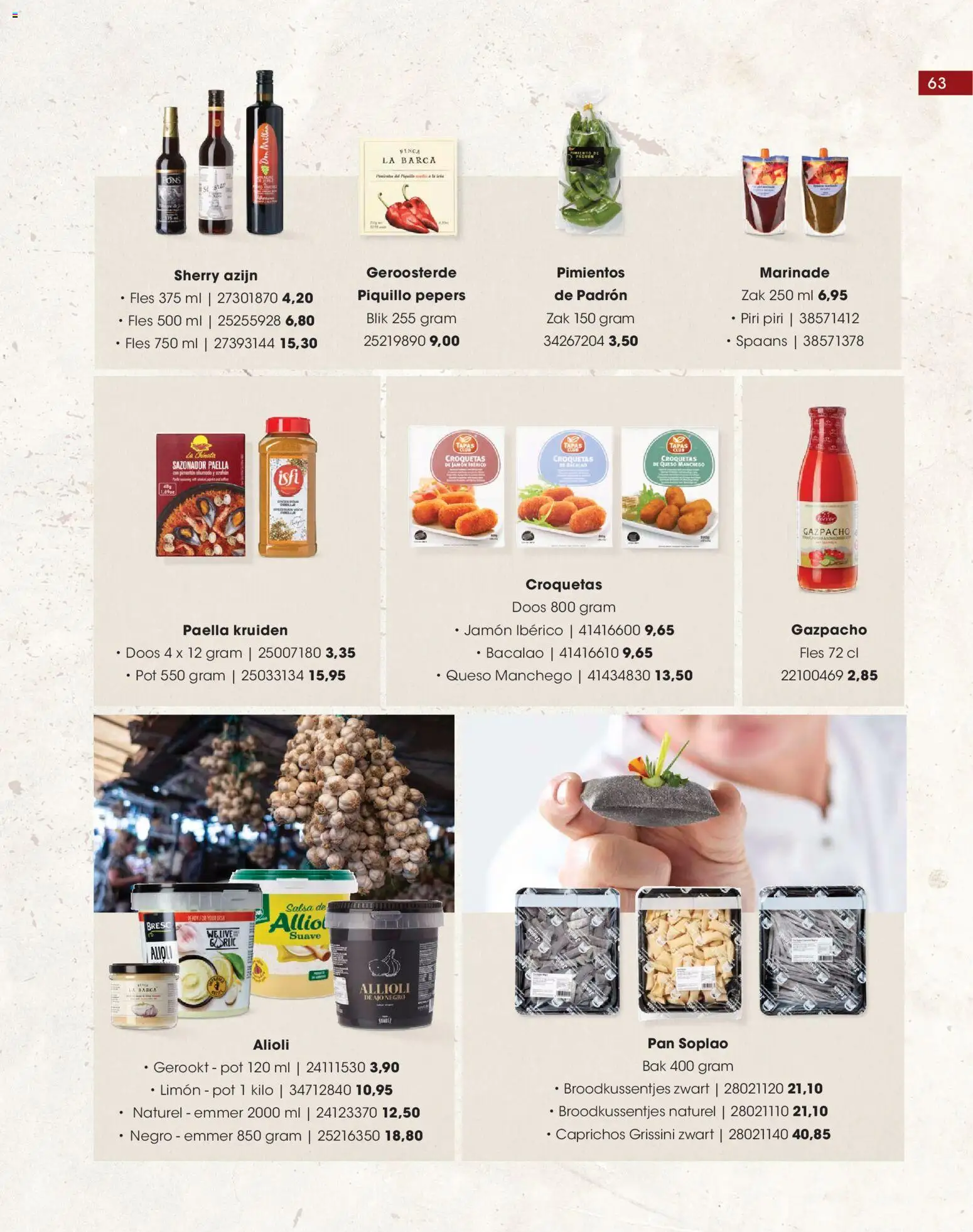 {H1} | Pagina: 63 | Producten: Pepers, Pot, Pan, Fles