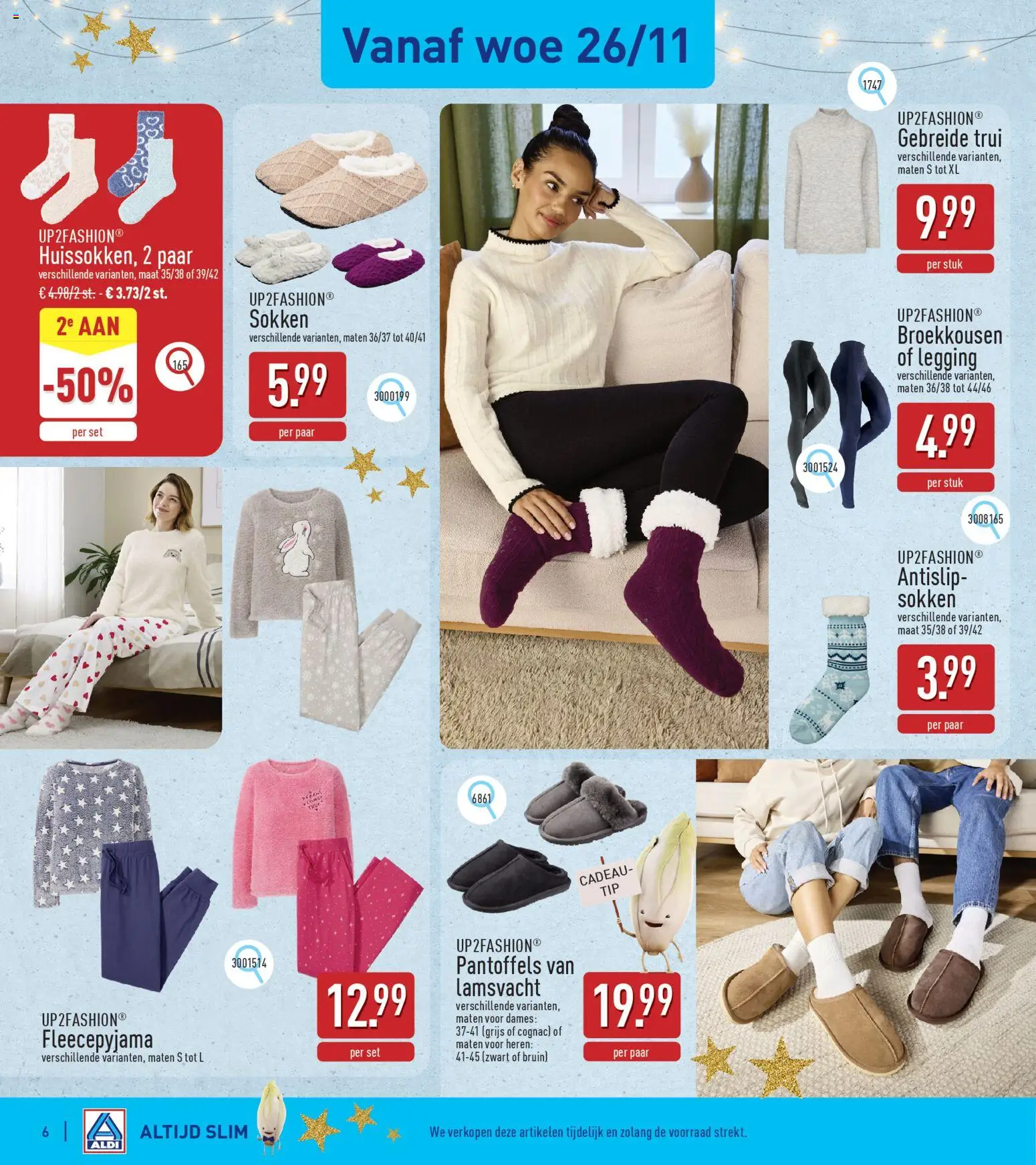 {H1} | Pagina: 6 | Producten: Trui, Sokken, Legging