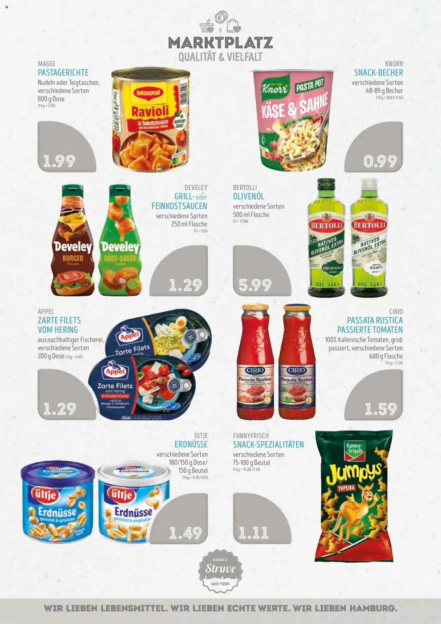 Edeka Struve Prospekt 	 – gültig ab 13.04.2026 | Seite: 12 | Produkte: Maggi, Tomaten, Knorr, Nudeln
