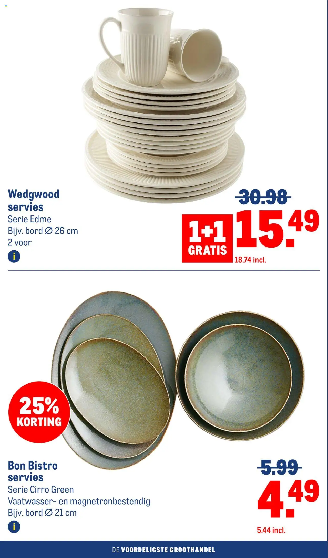 {H1} | Pagina: 14 | Producten: Servies, Bord, Vaatwasser