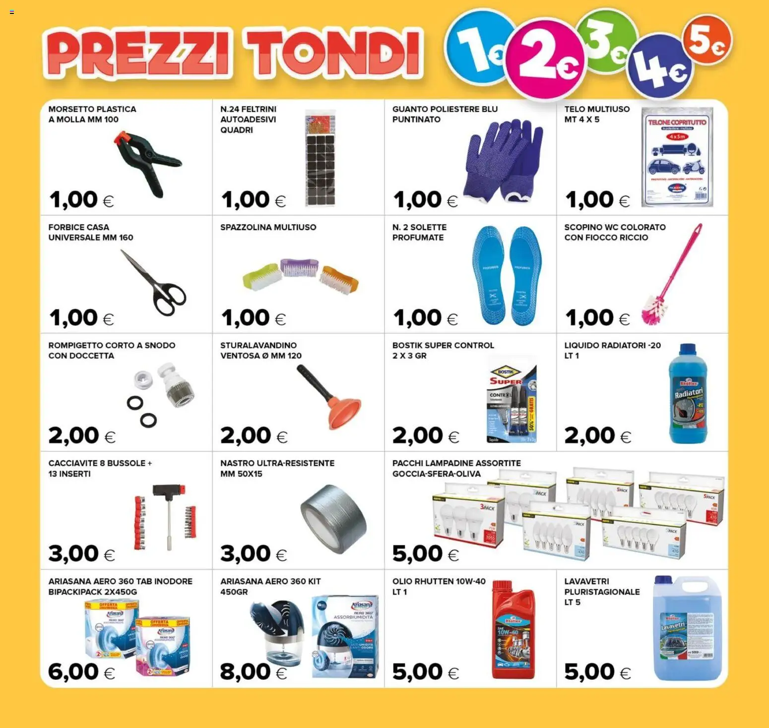 Volantino Oasi del 15.01.2026 | Pagina: 23 | Prodotti: Scopino, Olio, Forbice, Cacciavite