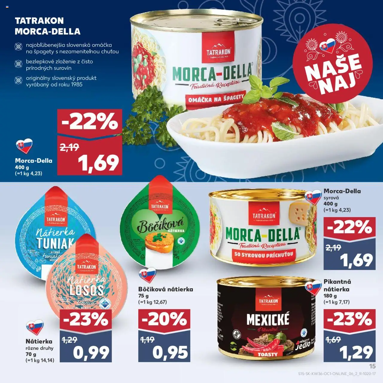 Kaufland SK akciós ujság - amely érvényes a következő dátumtól: 01.09.2025 | Oldal: 15 | Termékek: Só