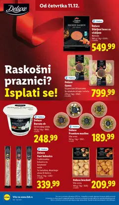 Deluxe Burrata sir, Od bivoljeg mleka - pregled Lidl kataloga - važi od 11.12.2025 | Strana: 52