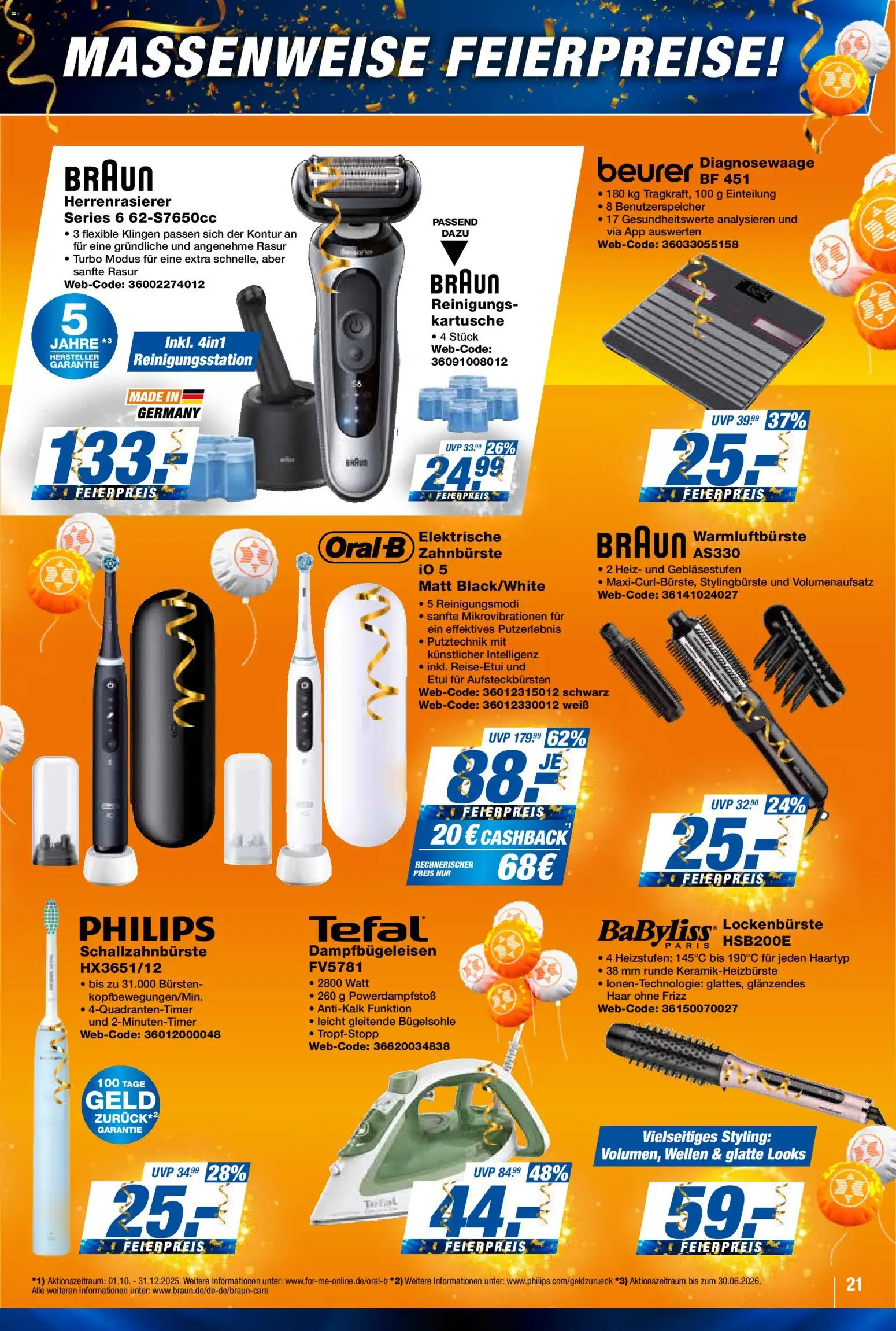 Expert  Aktuelle Beilage – gültig ab 24.10.2025 | Seite: 21 | Produkte: Philips, Zahnbürste