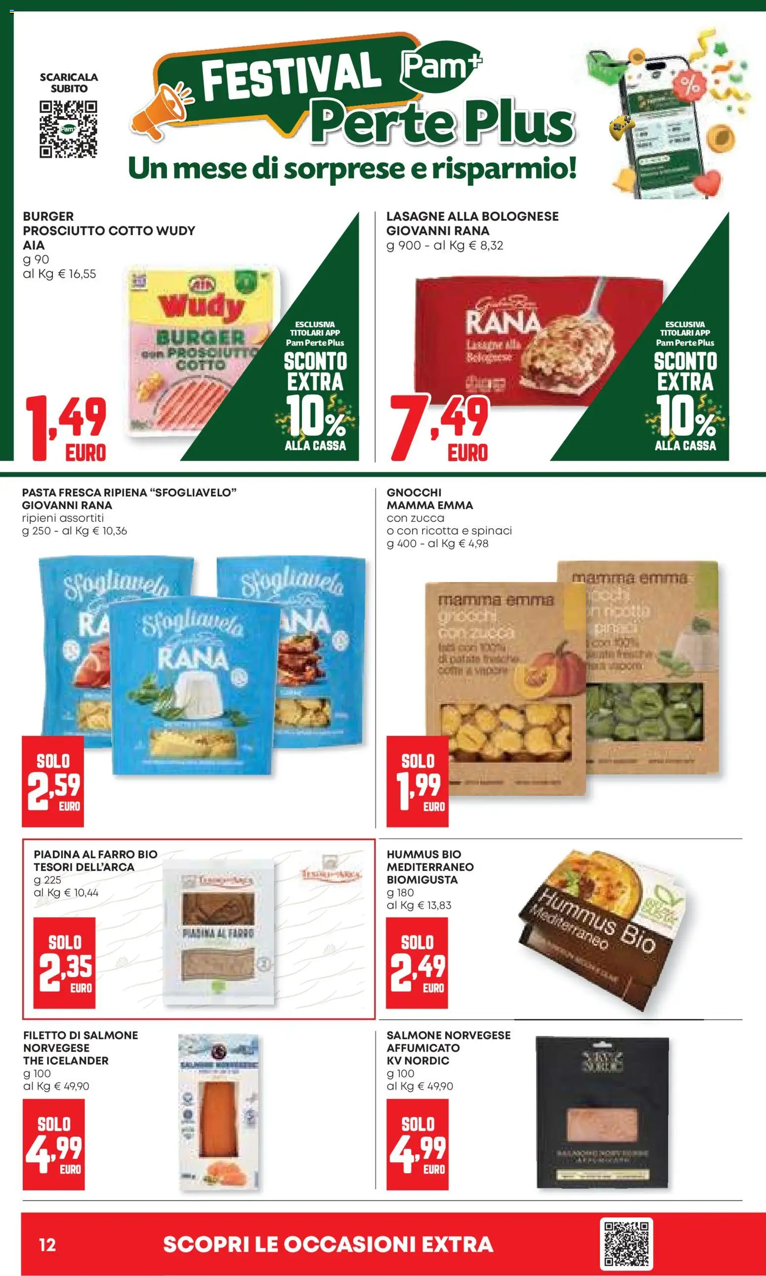 Volantino Panorama del 20.11.2025 | Pagina: 12 | Prodotti: Salmone, Hummus, Piadina, Gnocchi