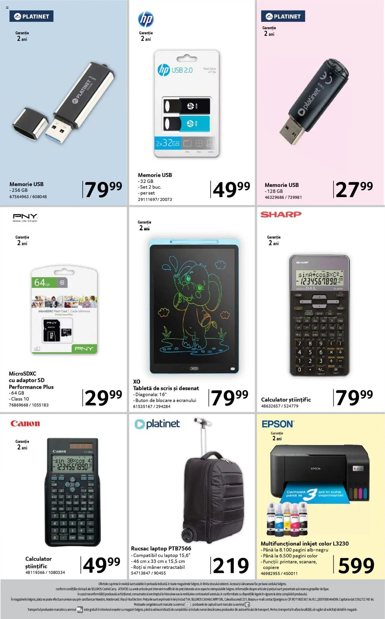 Catalog Selgros - Școala  – valabil de la 08.08.2025 | Pagină: 49 | Produse: Laptop, Adaptor, Usb, Rucsac