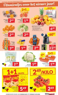 Intermarché folder week 1 - Voorbeeld van een folder van Intermarché, geldig van 02.01.2026 | Pagina: 5 | Producten: Sinaasappels, Zak, La, Bloemkool