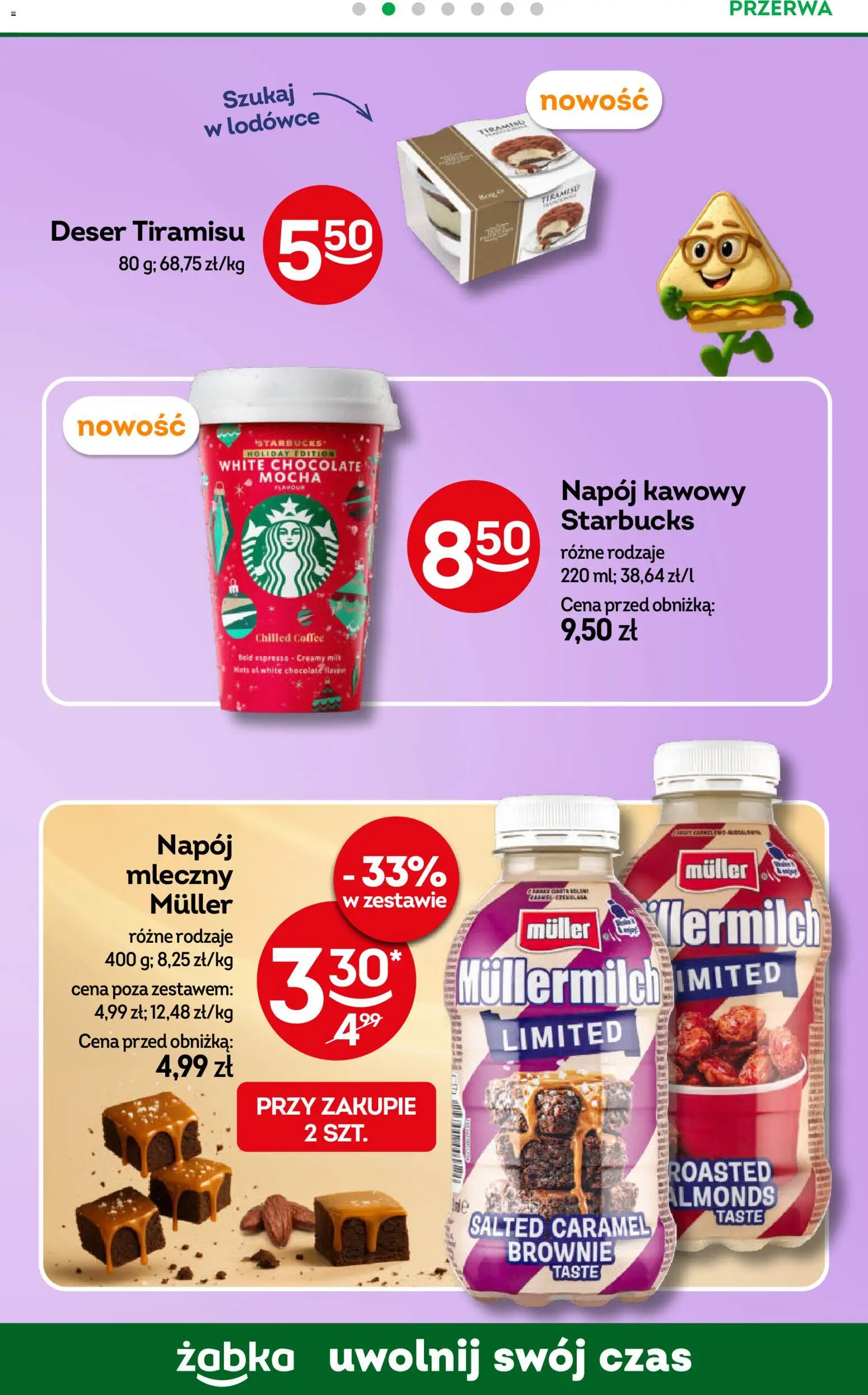 Żabka Black Friday od 19.11.2025 | Strona: 49 | Produkty: Tiramisu, Brownie