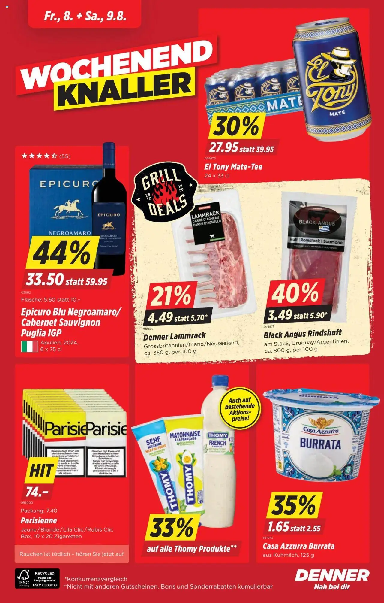 Denner Aktionen ab 05.08.2025 | Seite: 24 | Produkte: Dressing, Fennikel, Mayonnaise, Grill